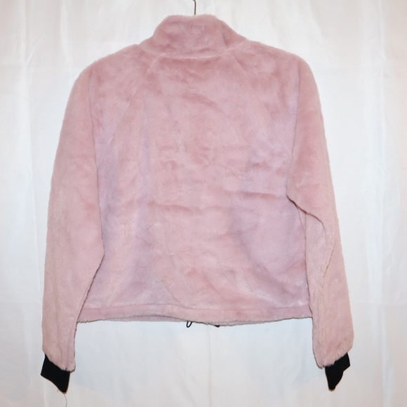 Calvin Klein Pink Performance Fuzzy Faux Fur Quarter-Zip Pullover. Large. NWT. - Picture 11 of 12